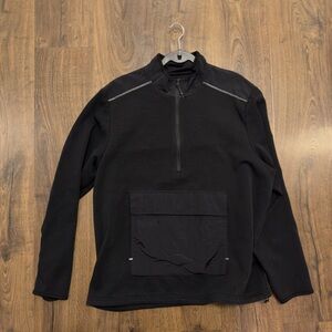 Old Navy Men's Active Black Quarter-Zip Sweater